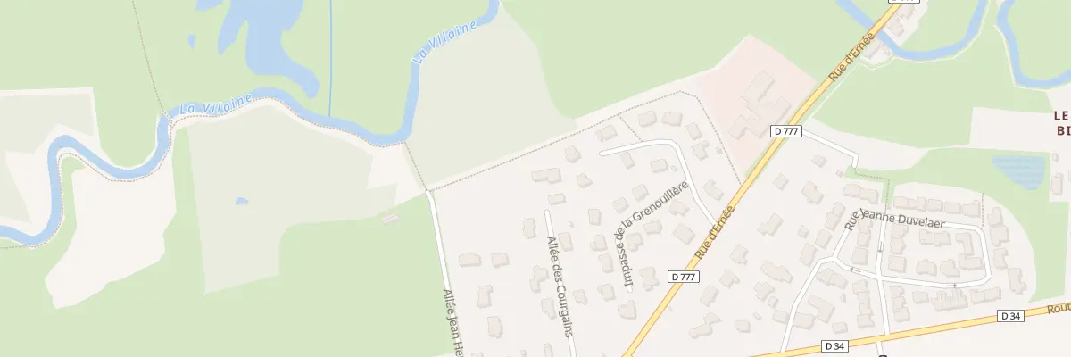 Plan du 10 All des Courgains à Vitré