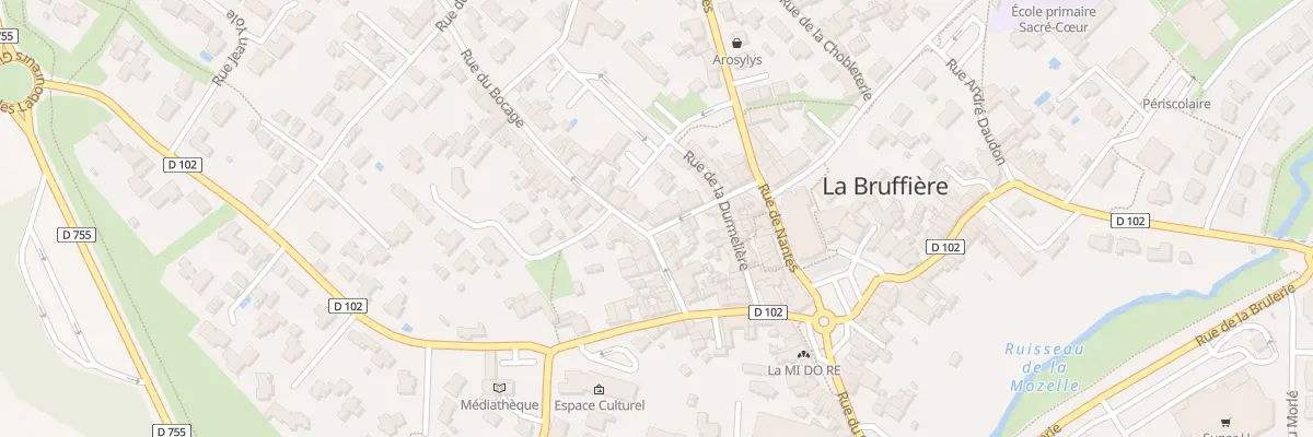 Plan du 16 Rue de l’arceau à La Bruffière