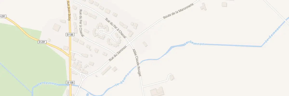 Plan du 16 Rue du Semnon à Senonnes