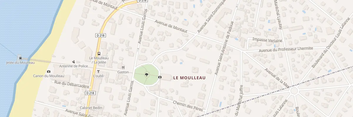Plan du 18 Av Saint Dominique à Arcachon