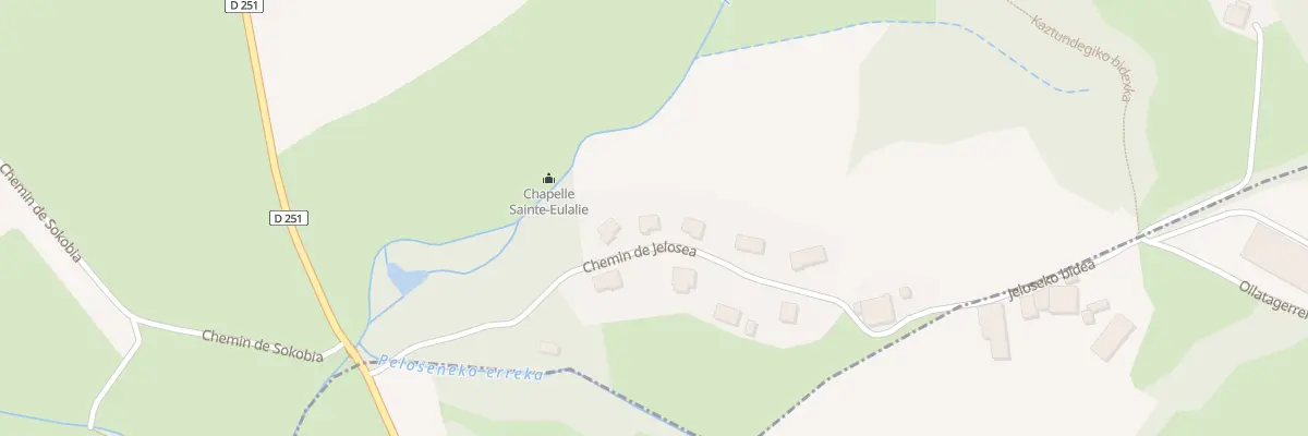 Plan du 1135 Jaimetegi à Isturits