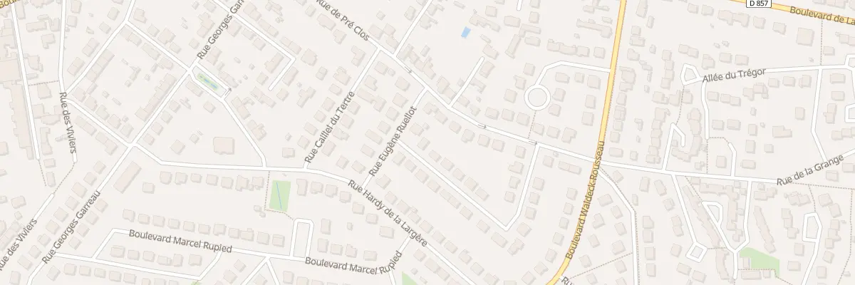 Plan du 18 Rue Emile Ragot à Vitré