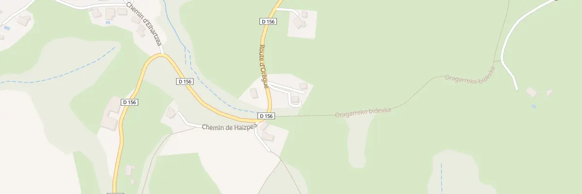 Plan du 864 Rte d’Orègue à Isturits