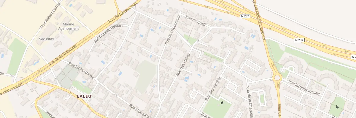 Plan du 45 Rue des Halles à La Rochelle