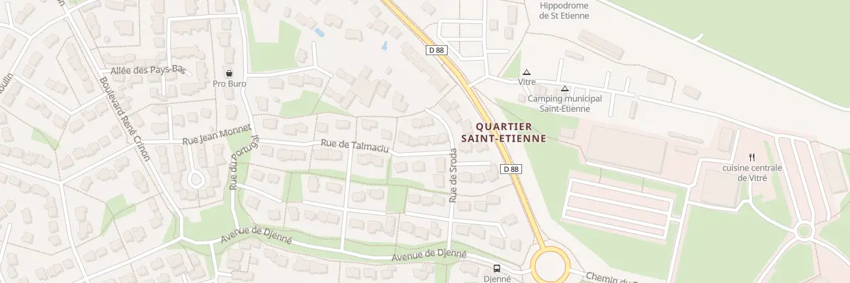 Plan du 19 Rue de Talmaciu à Vitré