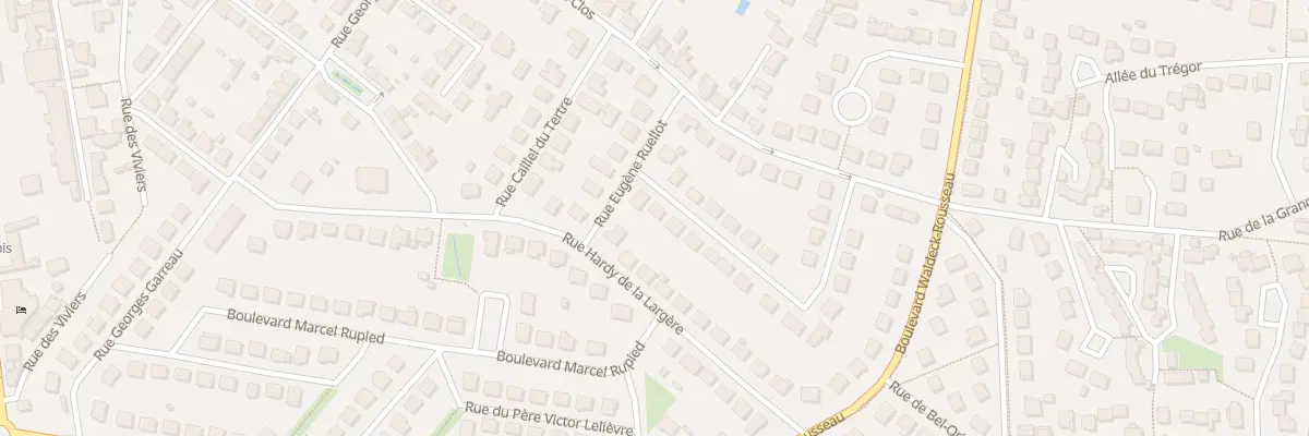 Plan du 25 Rue Emile Ragot à Vitré