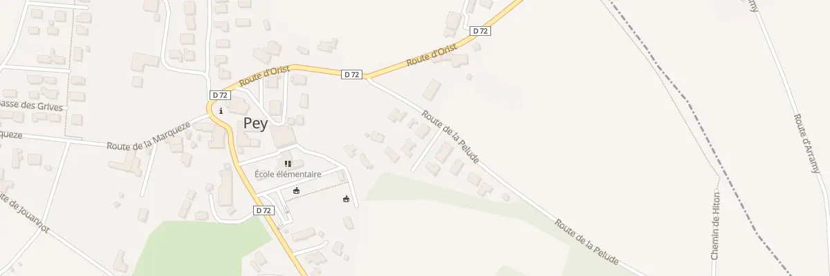 Plan du 32 Rte de la Pelude à Pey