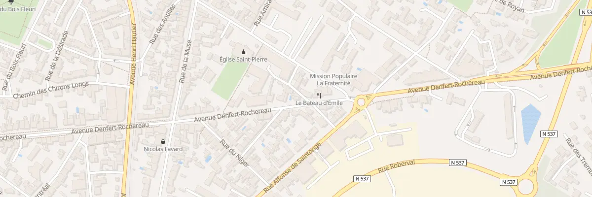 Plan du 126 Av Denfert Rochereau à La Rochelle