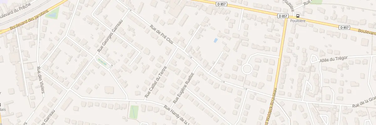 Plan du 34 Rue du Pre Clos à Vitré
