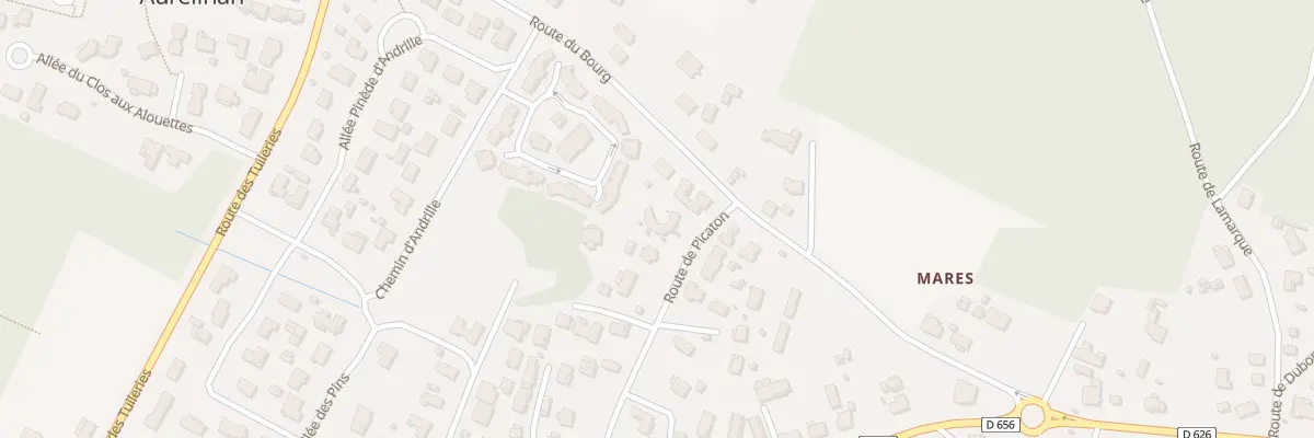 Plan du 255 Rte de Picaton à Aureilhan