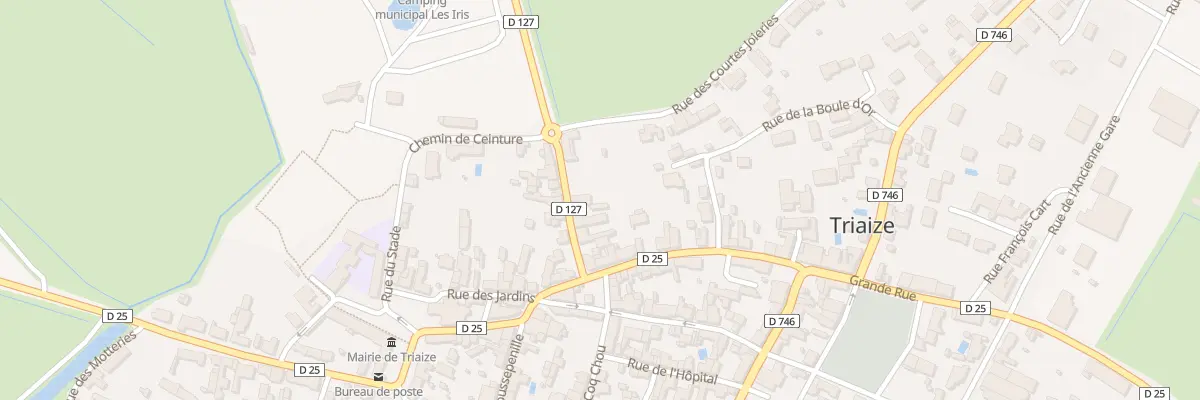 Plan du 6 Rue du pont à Triaize