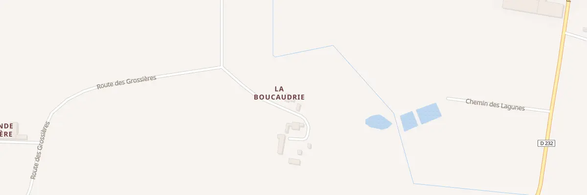 Plan du 5069 La Boucaudrie à La Rouaudière