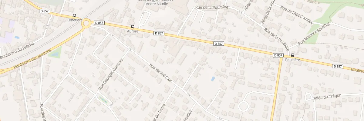 Plan du 27 Rue du Pre Clos à Vitré