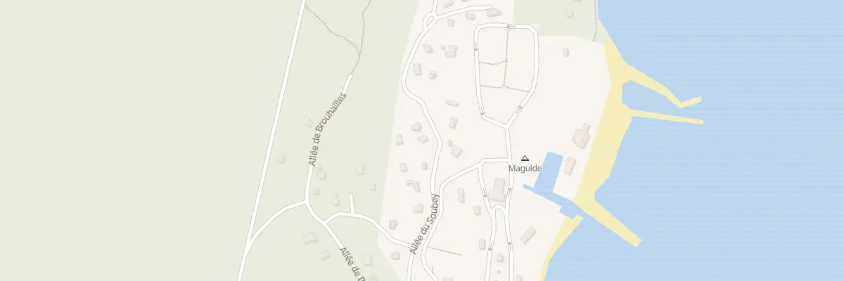 Plan du 261 All du Soubey à Biscarrosse