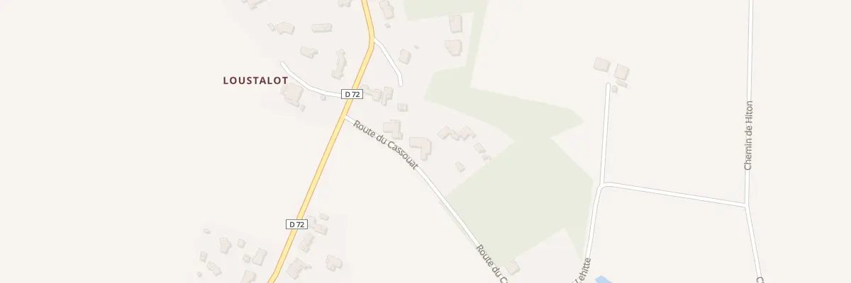 Plan du 85 Rte du Cassouat à Pey