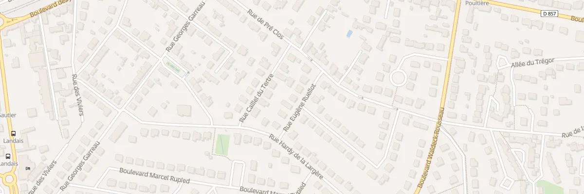 Plan du 6 Rue Eugene Ruellot à Vitré