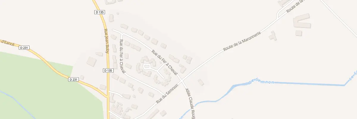 Plan du 41 Rue du Fer a Cheval à Senonnes
