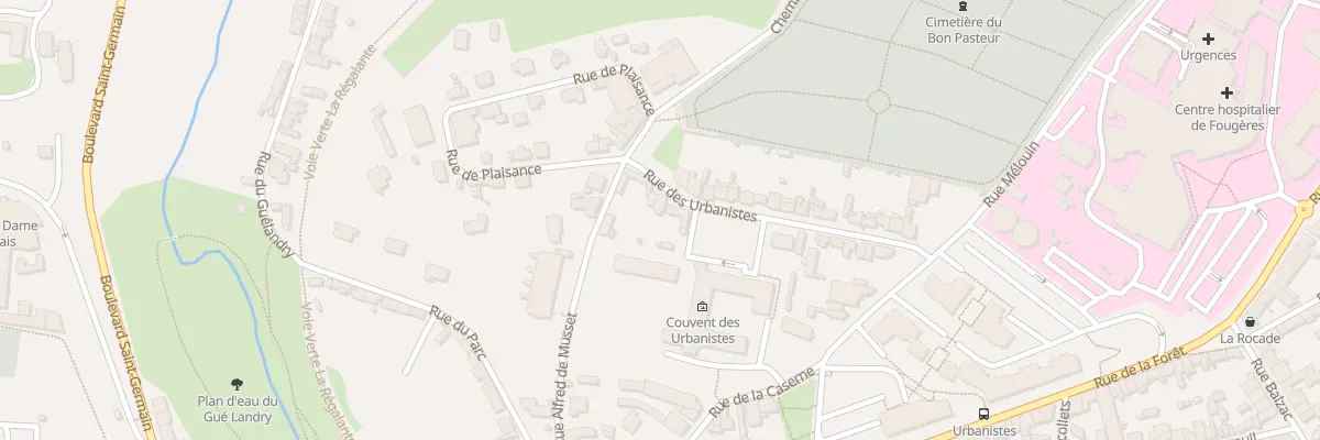 Plan du 19B Rue des Urbanistes à Fougères