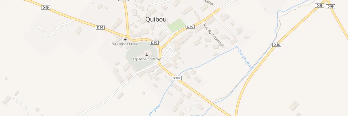 Plan du 6 Pl de la Mairie à Quibou