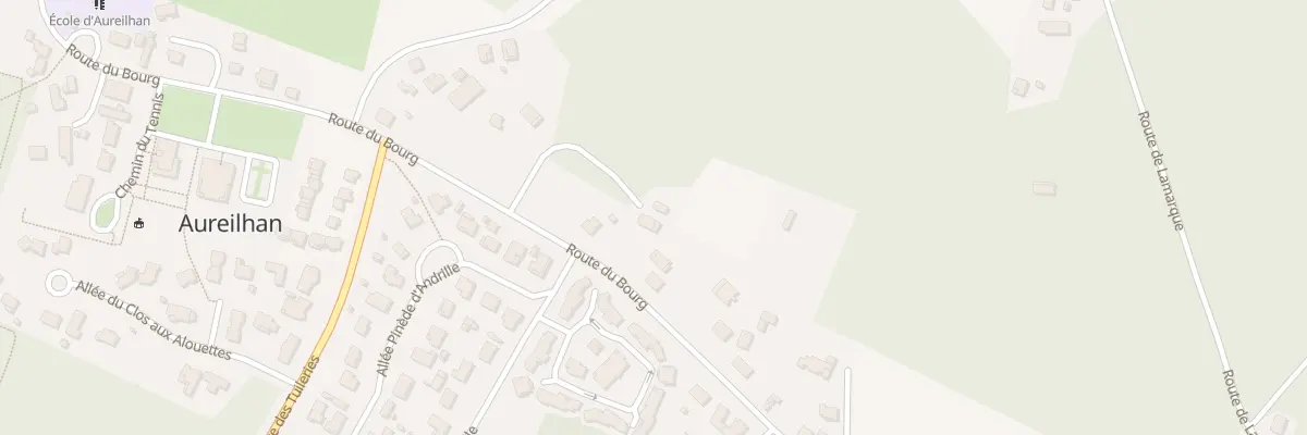 Plan du 460 Rte du Bourg à Aureilhan