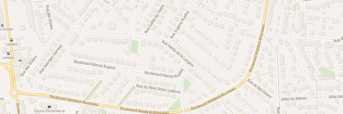 Plan du 36 Rue Hardy de la Largère à Vitré