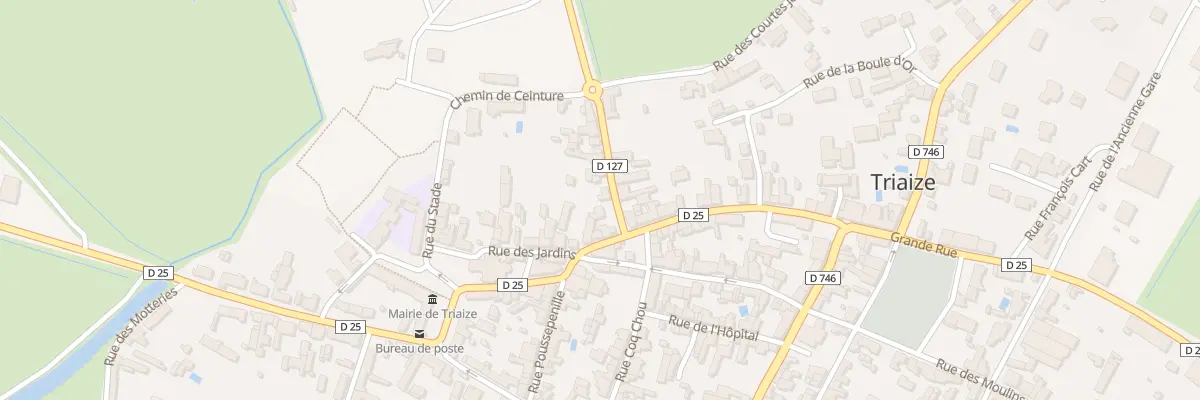 Plan du 3 Rue du pont à Triaize