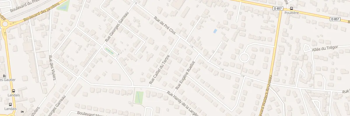 Plan du 3 Rue Caillel du Tertre à Vitré