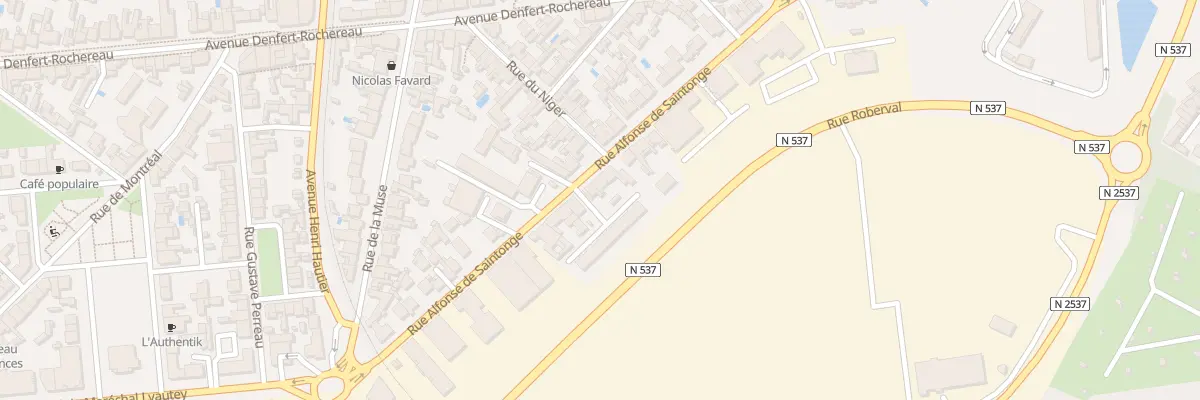 Plan du 43 Rue Alphonse de Saintonge à La Rochelle