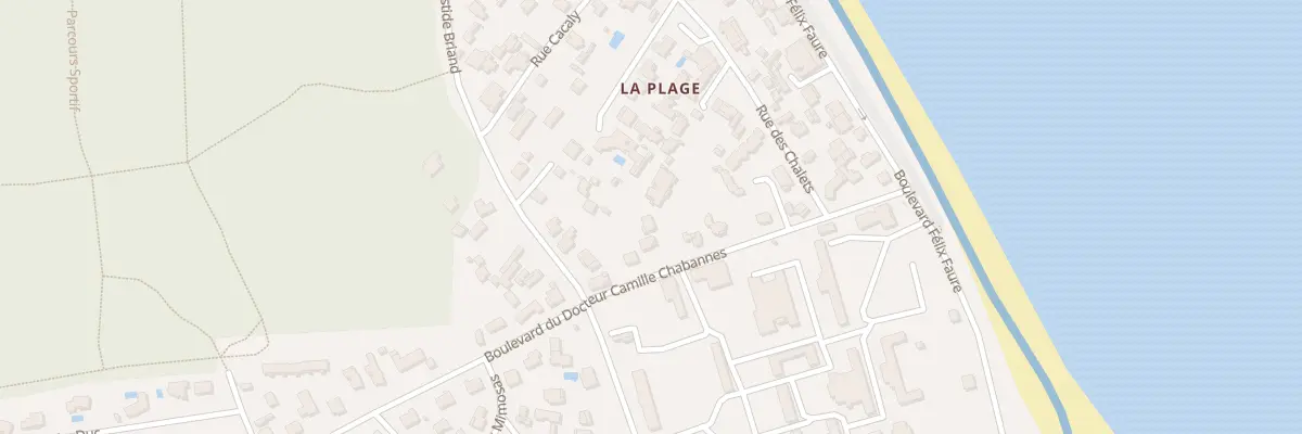 Plan du 14 Bd du Doc Camille Chabannes à Saint-Trojan-les-Bains