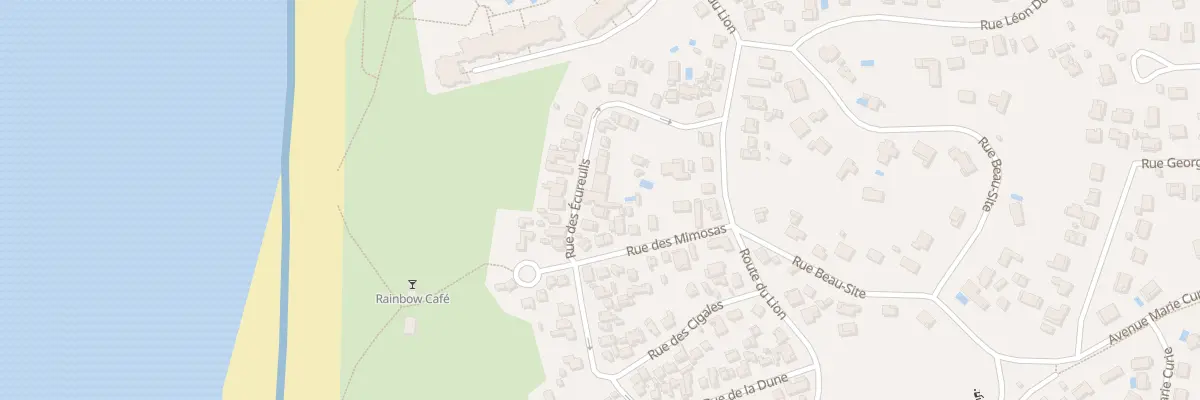 Plan du 23 Rue des Ecureuils à Lacanau