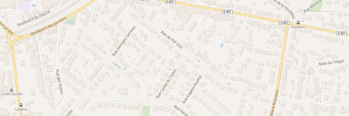 Plan du 2 Rue Caillel du Tertre à Vitré