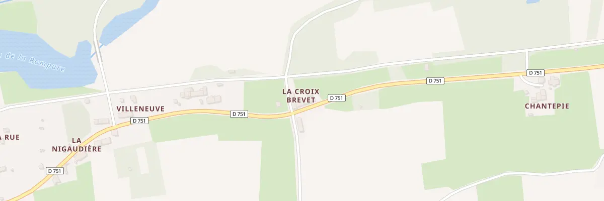 Plan du 5690 Croix Brevet (Drain) à Orée d’Anjou