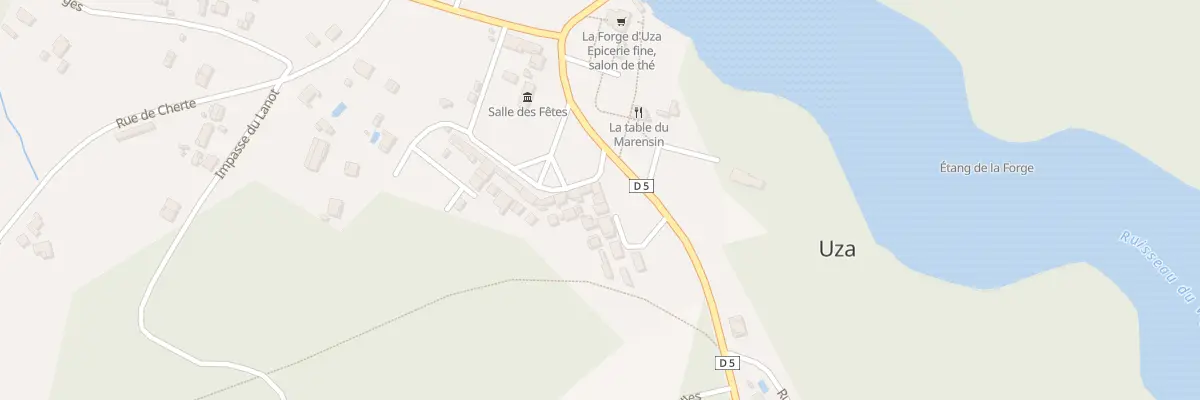 Plan du 146 Rue de Castets à Uza