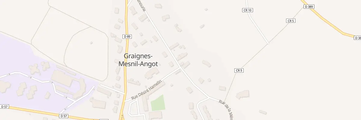 Plan du 244 Rue de la Menouerie à Graignes-Mesnil-Angot