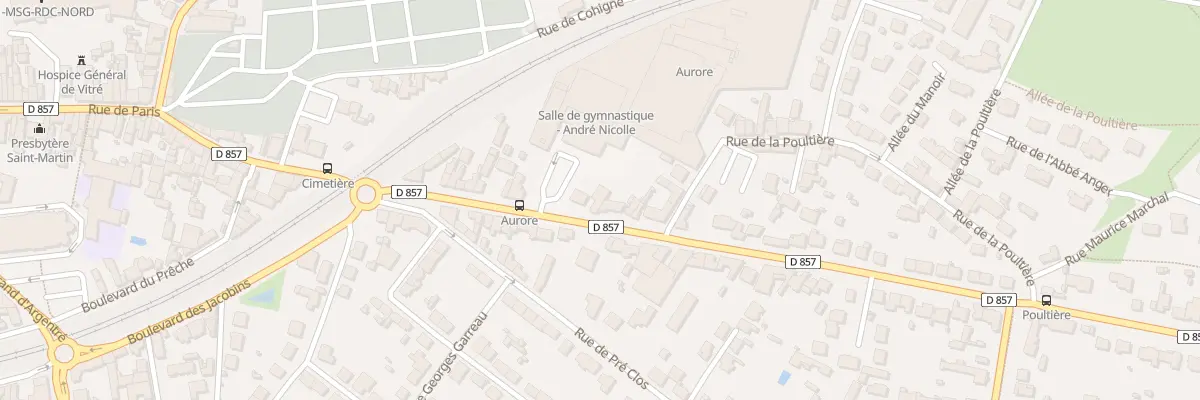 Plan du 25 Bd de Laval à Vitré