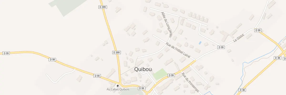 Plan du 2 Lot Le Clos du Presbytere à Quibou