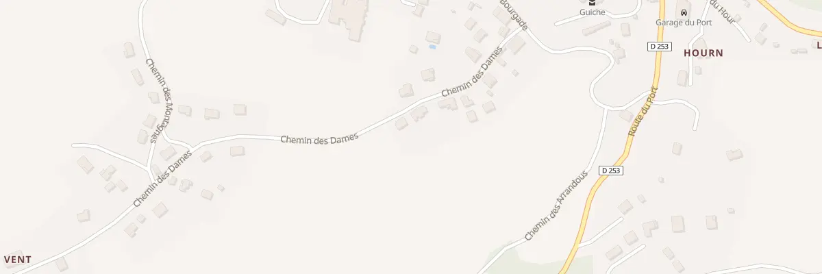 Plan du 203 Che des Dames à Guiche