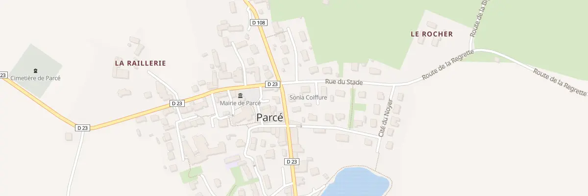 Plan du 7 Rue des Forges à Parcé