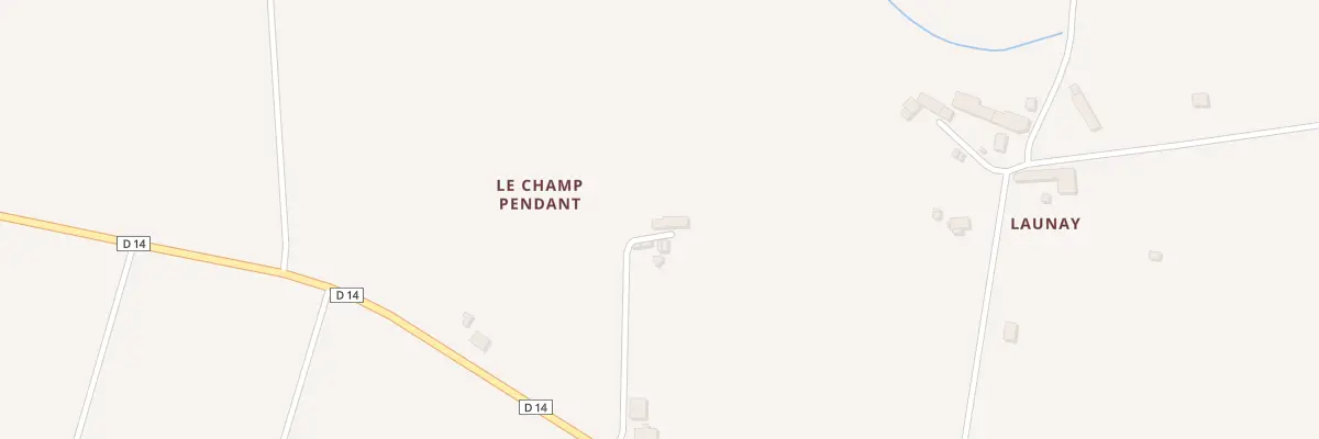 Plan du 5008 Le Champ Pendant à Mellé