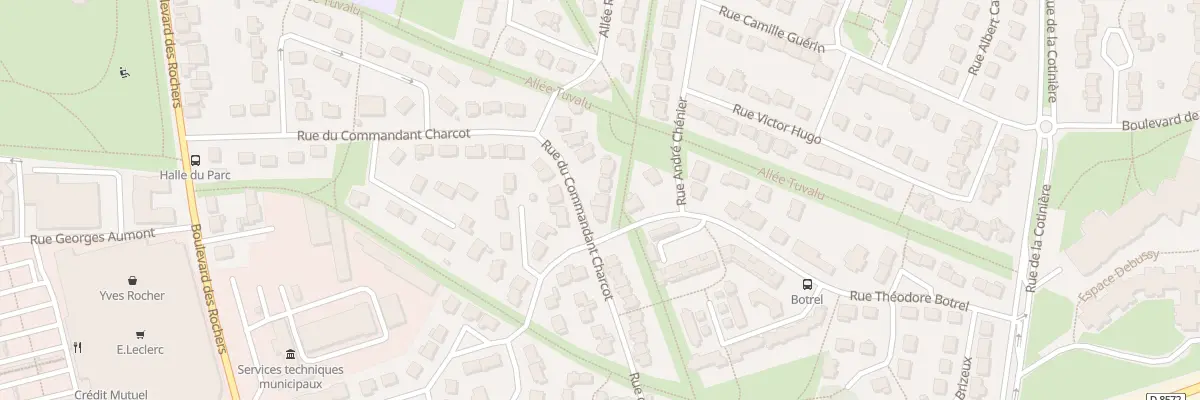 Plan du 27 Rue du Commandant Charcot à Vitré