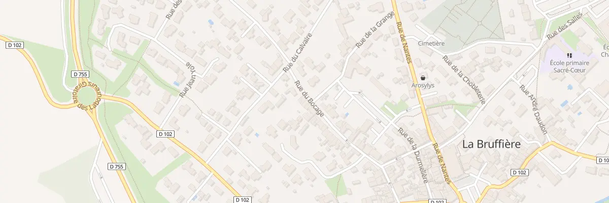 Plan du 45 Rue du bocage à La Bruffière