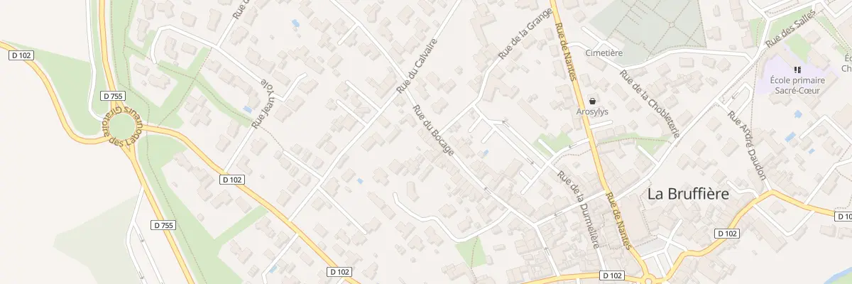 Plan du 43 Rue du bocage à La Bruffière