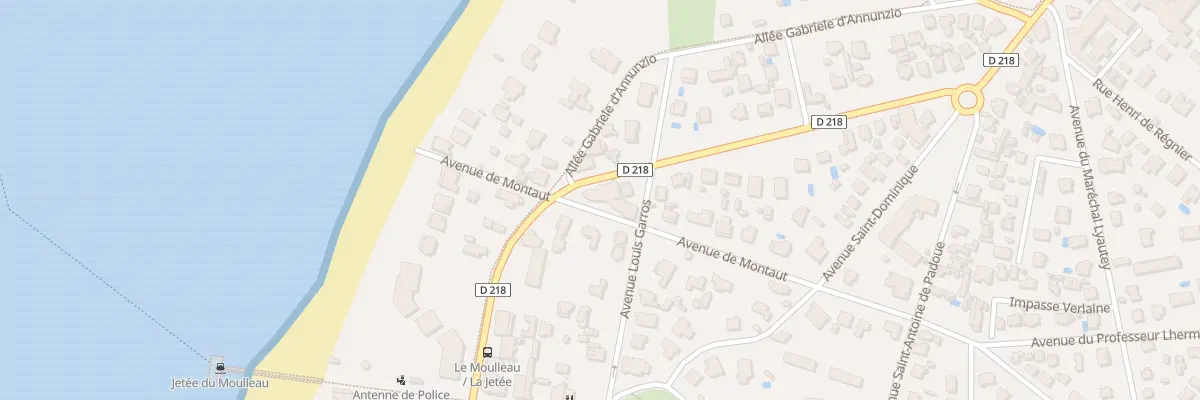 Plan du 202 Bd de la Cote d’Argent à Arcachon