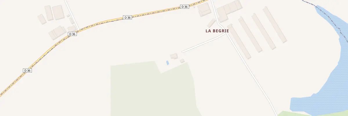 Plan du 1 La Begrie aux Pineaux