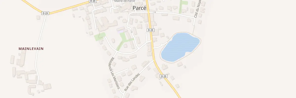 Plan du 5079 Le Bourg à Parcé