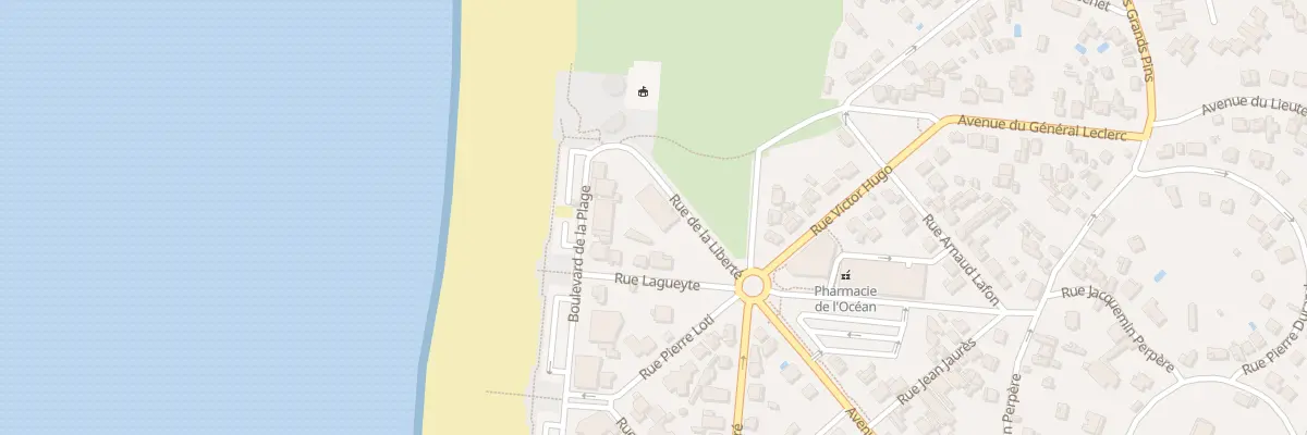 Plan du 3 Av de la Liberté à Lacanau