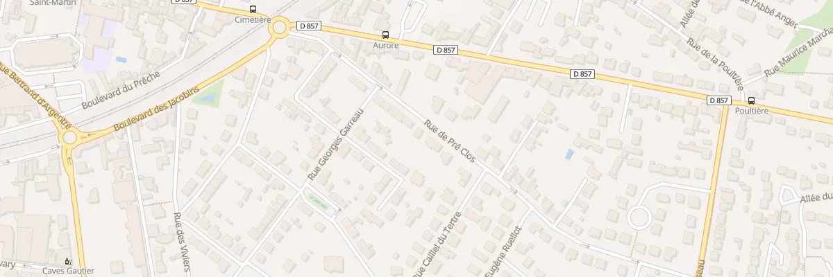 Plan du 24 Rue du Pre Clos à Vitré
