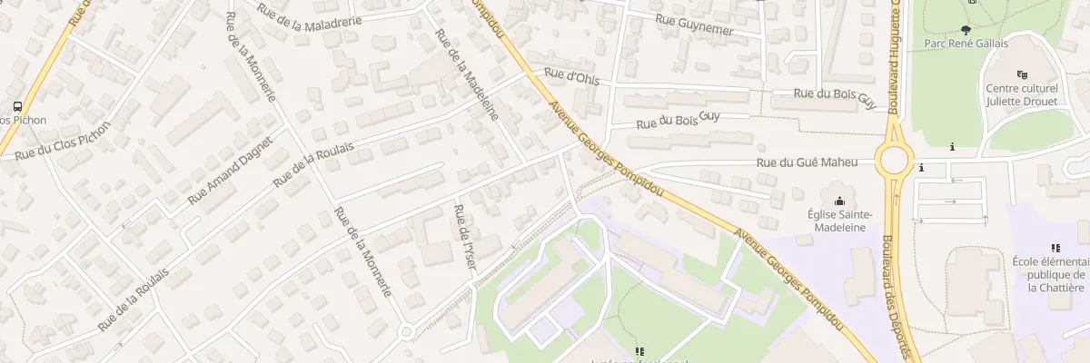 Plan du 5 Rue de l’Yser à Fougères