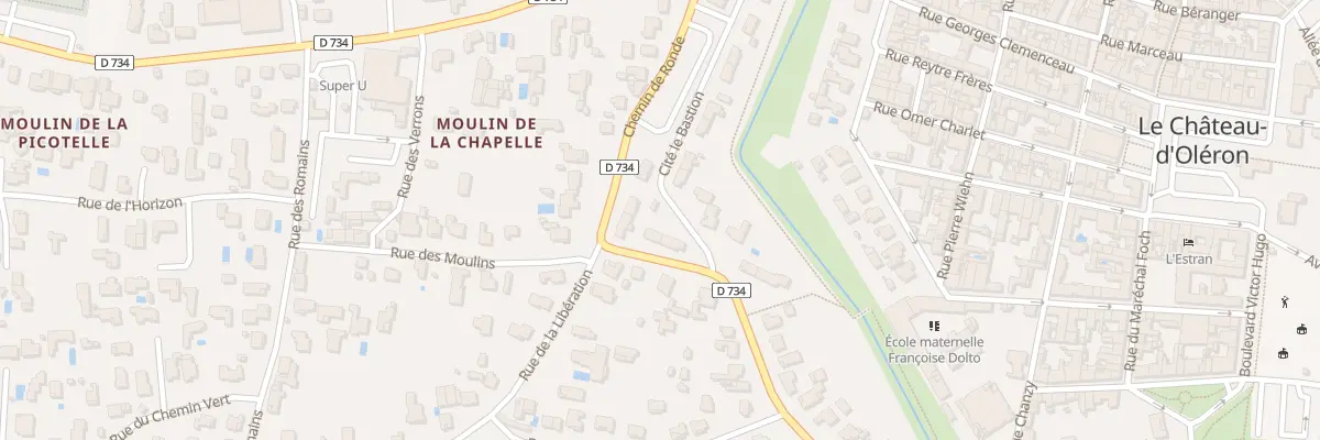 Plan du 5076 Rue de la Libération au Château-d’Oléron