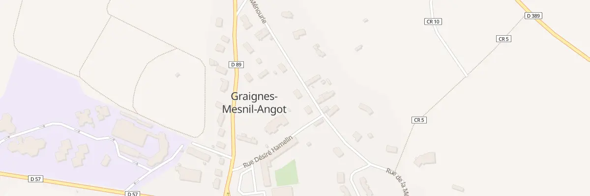 Plan du 283 Rue de la Menouerie à Graignes-Mesnil-Angot
